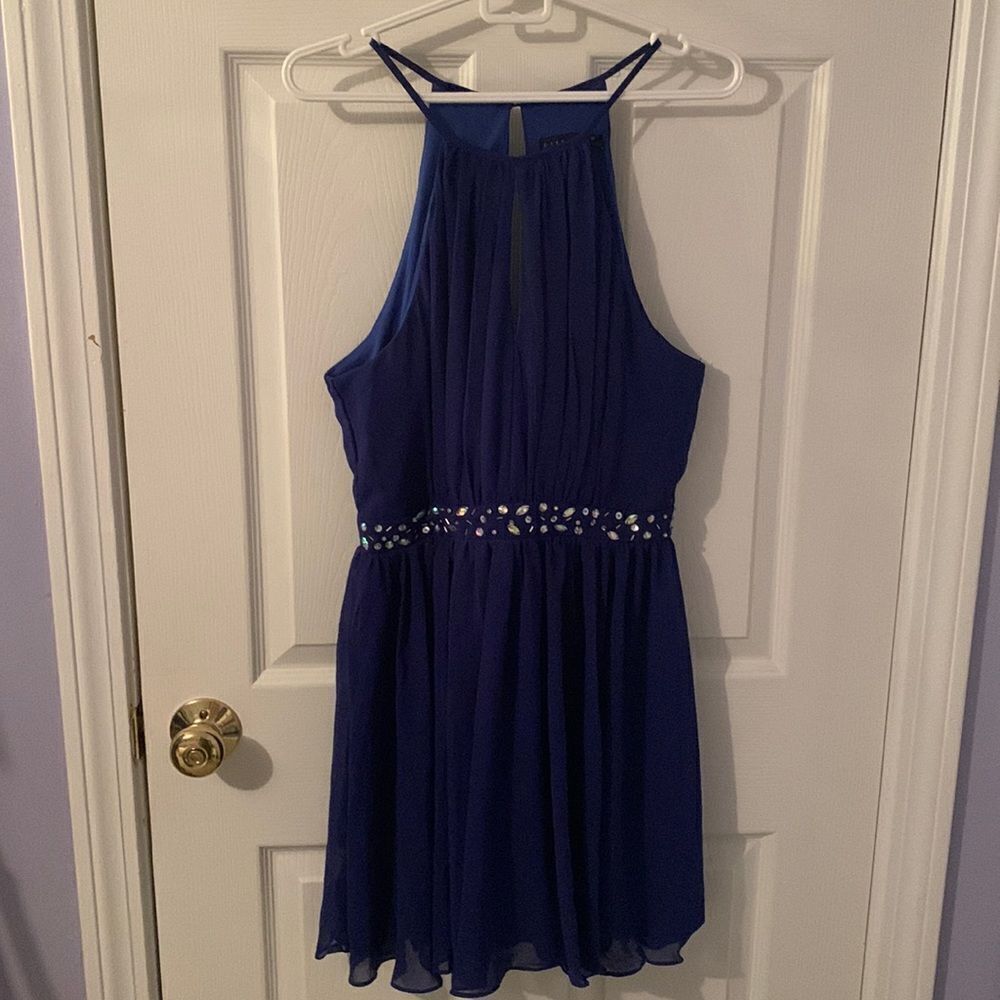 Royal Blue Homecoming Dress